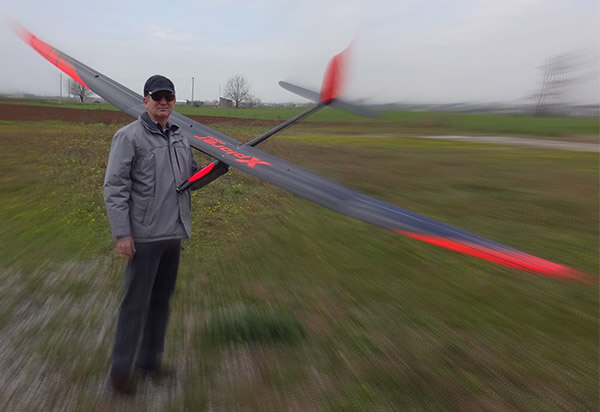 F5J Xplorer2 4000 glider used for AltimeterThree testing